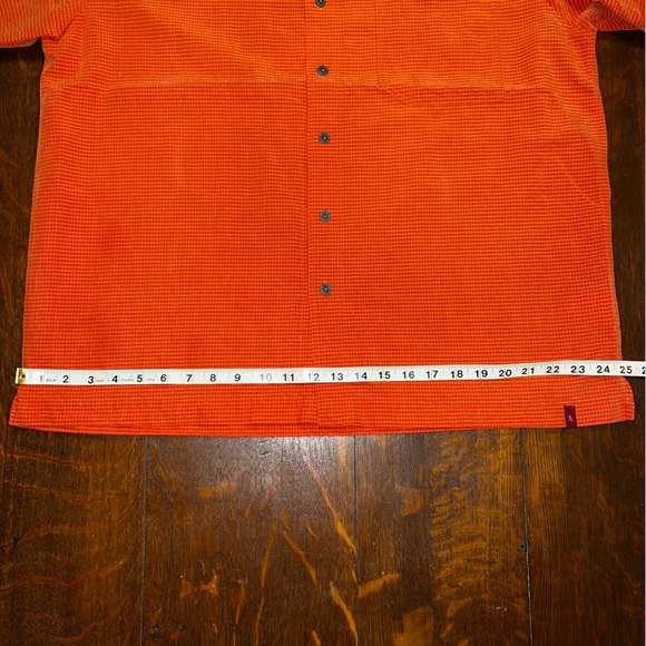 Royal Robbins Button Up Orange Plaid Shirt Short Sleeve Men’s  Large - Picture 10 of 11